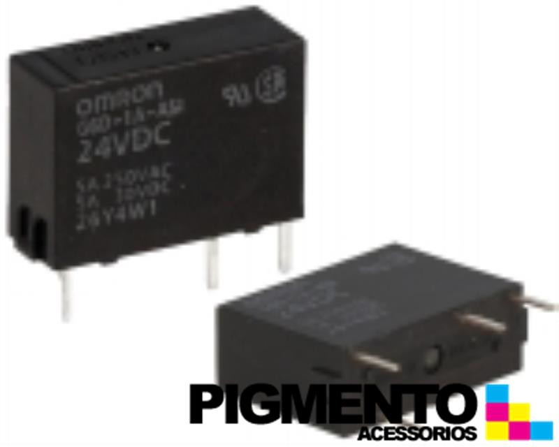Relé 24VDC 5A SPST-NO (4 pinos) - Omron G6D-1A-ASI 24VDC
