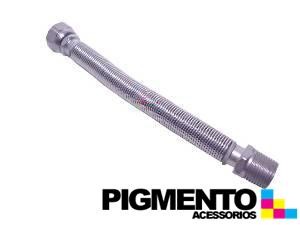 TUBO P/ GAS M/F 1/2 INOX 200/400 mm UNIVERSAL