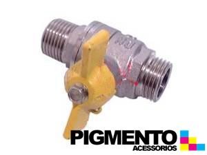 TORNEIRA P/ GAS 1/2 M /M 180º UNIVERSAL