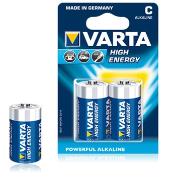 Pilas Alcalinas Varta Energy LR14 (C) 1.5V 7000mAh