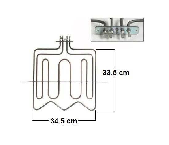 RESISTENCIA FORNO BEKO 2300-1100W  