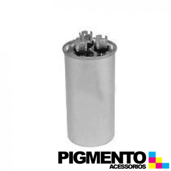 CONDENSADOR P/ AR CONDICIONADO 50 mf + 6 mf  400V.