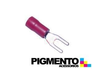 TERMINAL FORQUILHA AISLADO (SECÇÃO 0,5-1 / Conector 3mm)