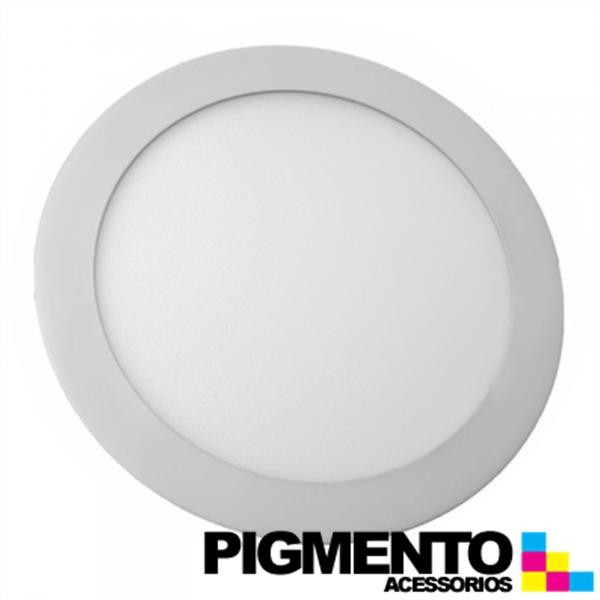 Downlight LED 230VAC 18W 1300lm 6000K Ø220x13mm (Ø205mm) - com driver - GSC 3064207