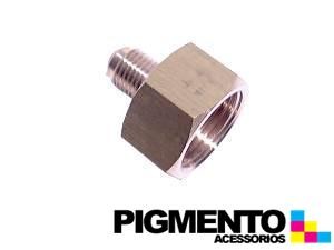 CASQUILLO 1/4" SAE(M) X W21,8 (F) P/ BOTELLAS DE GAS