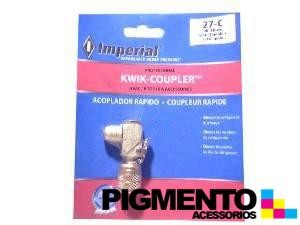 CONEXIÓN RAPIDA CURVA 90º P/ MANG. FREON 5/16 SAE(R410-A)