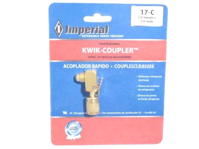 CONEXIÓN RAPIDA RECTA P/ MANG. FREON 1/4 SAE