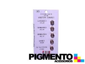 INYECTORES ESTUFA M6 GAS BUT. UNIV./ARISTON/ZANUSSI(KIT 5 UNID.