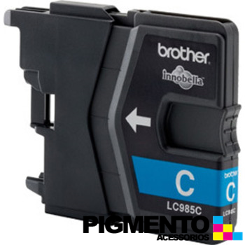 Tintero DCPJ125/MFCJ265W/MFCJ410/J315W (LC985C) Azul COMPATIVEL