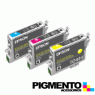 Tintero Epson C84/C66/C86 Alta Capacidad Azul Pigmentado COMPATÍVEL