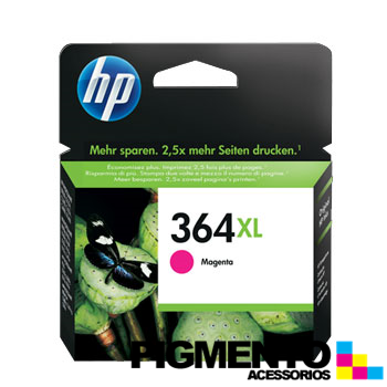 Tintero (CB324E) Num.364XL Magenta com Tintas Vivera  COMPATÍVEL