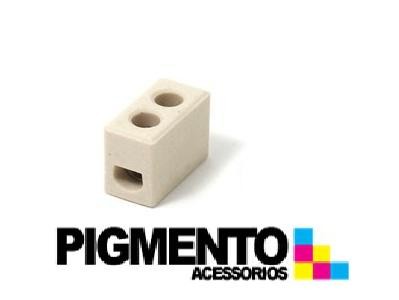 CONECTOR EM PORCELANA 1 POLO 6 MM.