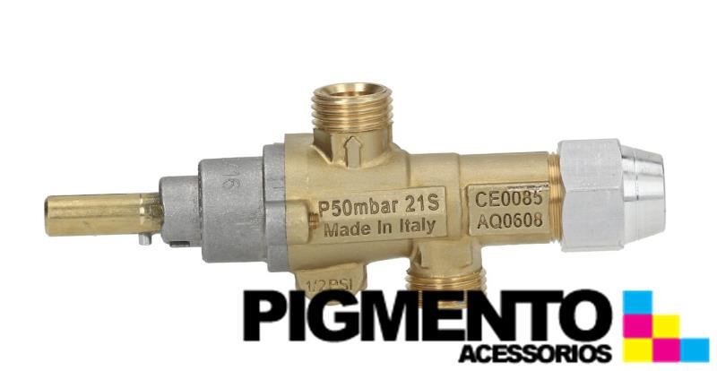 TORNEIRA GAS P/ FOGAO 3/8 JEMI