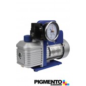 BOMBA VACUO 2 ETAPAS C/VACUOMETRO