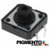Botão miniatura 12x12x(7.3)mm SPST-NO 12VDC 50mA THT 2.5N - Ninigi