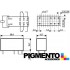 Relé 12VDC 8A DPDT (8 pinos) - Schrack RT424012