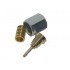 RACORD RECTO 1/4 SAE F. P/ TUBO CAPILAR TERMO-PLASTICO 2mm.