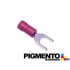 TERMINAL FORQUILHA AISLADO (SECÇÃO 0,5-1 / Conector 5mm)