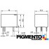 Relé 12VDC 15A SPST-NO (4 pinos) - Hongfa Relay HF3FA/012-HSTF